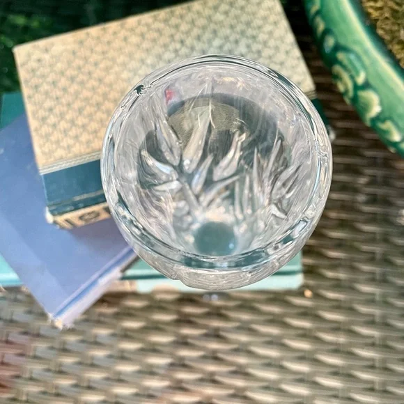 Vintage Gorham Lead Crystal Flower Bud VASE Star Blossom 7" Tall Made in Germany - Picture 8 of 9